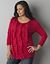 Long sleeve mesh ruffle top by Seven7