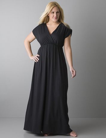 Surplice maxi dress by Lane Bryant