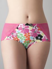 Floral boyshort panties by Cacique
