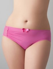 Embroidered hipster panty