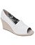 Peep toe canvas espadrille by Lane Bryant