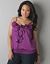 Ruffled tank top by Lane Bryant