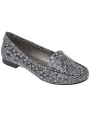 Wide width Faux snake loafer by Lane Bryant