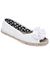 Peep toe espadrille flat by Lane Bryant