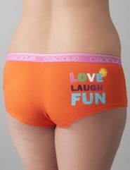 Full figure Love cotton boyshort panty by Cacique