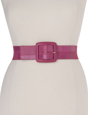 Colorblock stretch belt