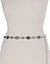 Braided medallion chain belt