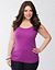 Plus Size Ribbed Layering Tank by Lane Bryant