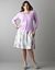 Color burst sateen A-line skirt by Lane Bryant