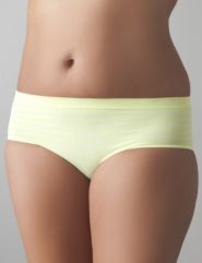 Striped seamless hipster panty