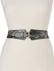 Faux snake stretch belt by Lane Bryant
