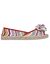 Wave print espadrille flat by Lane Bryant