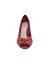 Peep toe canvas wedge heel by Lane Bryant