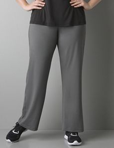 Exposed elastic waist fitness pant by Reebok