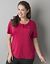 Striped henley active tee by Reebok