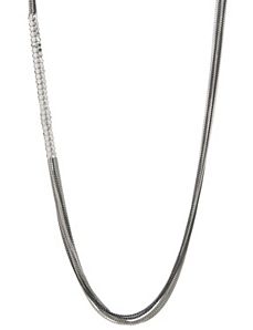 Multi chain barrel necklace by Lane Bryant