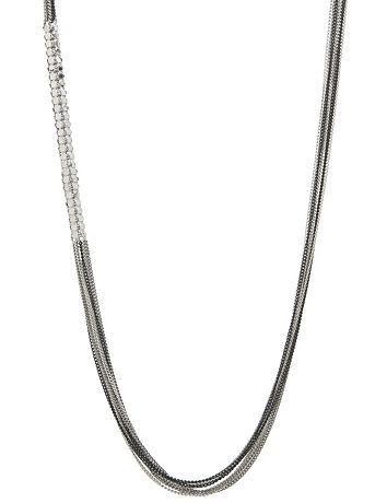 Multi chain barrel necklace by Lane Bryant