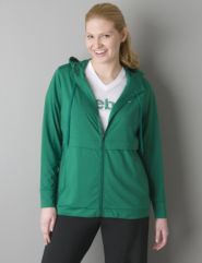 Plus size Hooded active jacket by Reebok