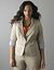 Plus size Sateen blazer by Lane Bryant