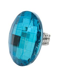 Oversized faceted ring by Lane Bryant