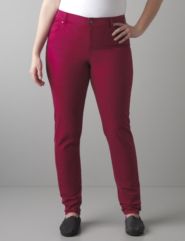 Colored skinny denim jegging by Lane Bryant