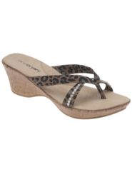 Rhinestone strap comfort sandal by Lane Bryant