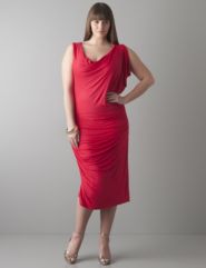 Double neckline dress by Seven7