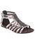 Embellished animal gladiator sandal by Lane Bryant
