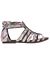 Embellished animal gladiator sandal by Lane Bryant