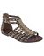Embellished animal gladiator sandal by Lane Bryant
