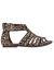 Embellished animal gladiator sandal by Lane Bryant