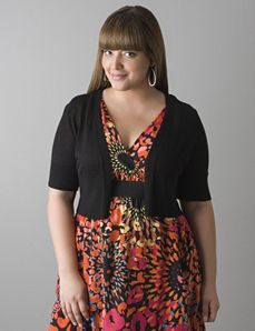 Elbow sleeve shrug by Lane Bryant