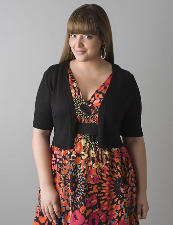 Elbow sleeve shrug by Lane Bryant