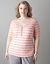 Full figure Striped slub henley tee by Lane Bryant