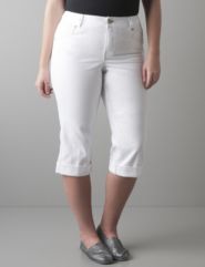 Core denim capri by Lane Bryant