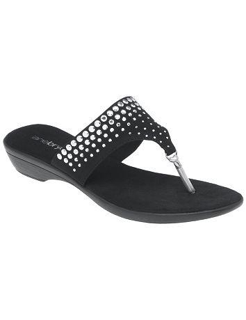 Embellished sandal by Lane Bryant