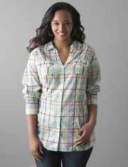 Plus size Casual plaid shirt by Lane Bryant