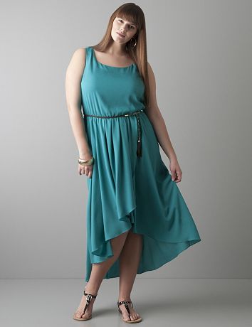 High low hem dress by Lane Bryant