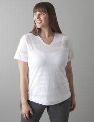 Burnout stripe tee by Reebok