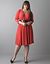 Button sleeve wrap dress by Qristyl Frazier Designs