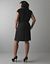 Draped neck dress by Qristyl Frazier Designs