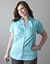 Short sleeve button front shirt by Lane Bryant