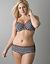 Polka dot ruffled balconette bra by Cacique