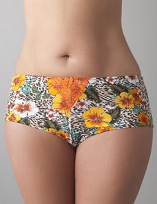 Tropical burst boyshort panty