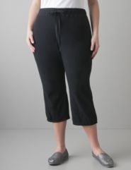 Activewear capri with drawstring waist