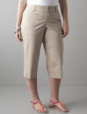 Trouser capri with Tighter Tummy Technology