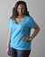 Studded band bottom tee by Lane Bryant