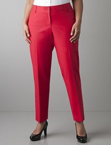 Straight leg ankle pant