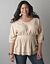 Gauze handkerchief top by Lane Bryant