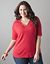 Full figured Elbow sleeve tee by Lane Bryant